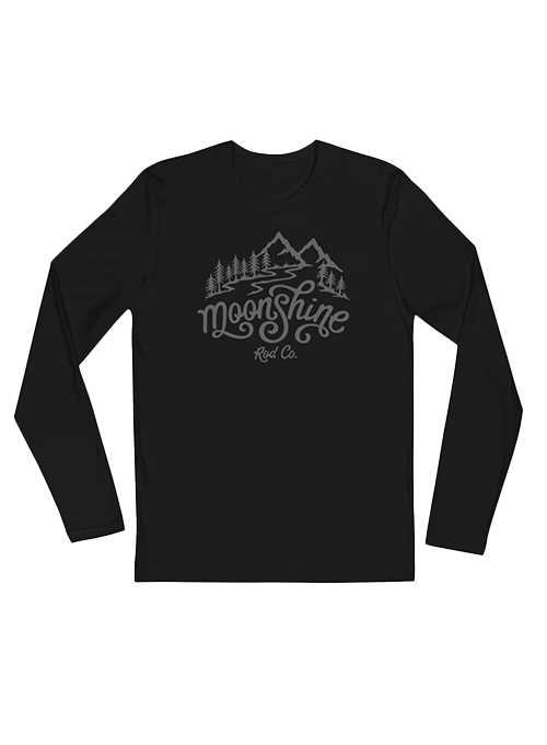 Moonshine Long Sleeve Fitted Crew